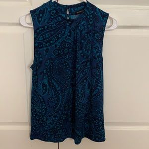 Banana Republic Paisley Sleeveless Shirt